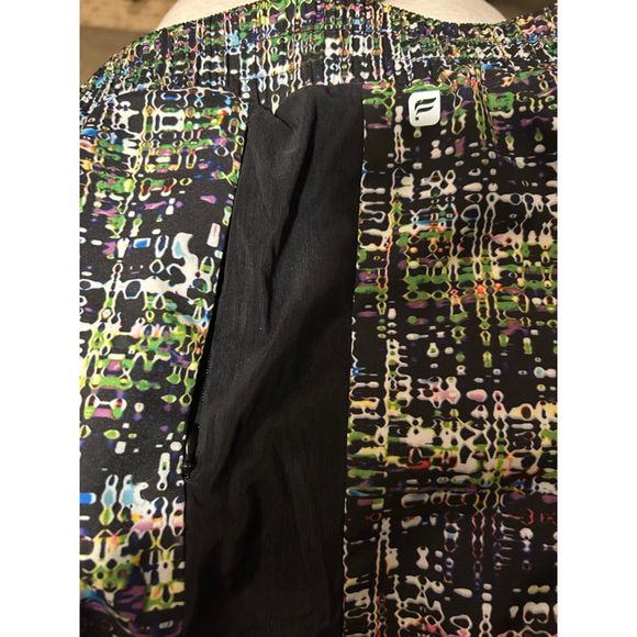 Women's Fabletics Athletic Shorts L Black Multi-color - Picture 5 of 6